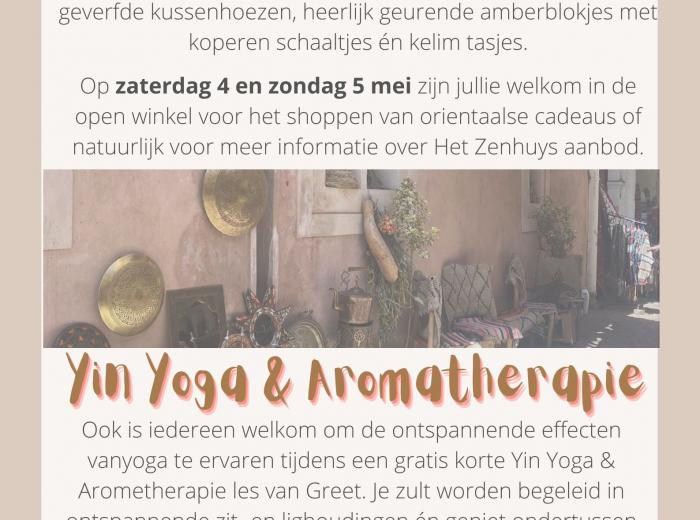 Gratis Yin Yoga & Aromatherapie les in Het Zenhuys