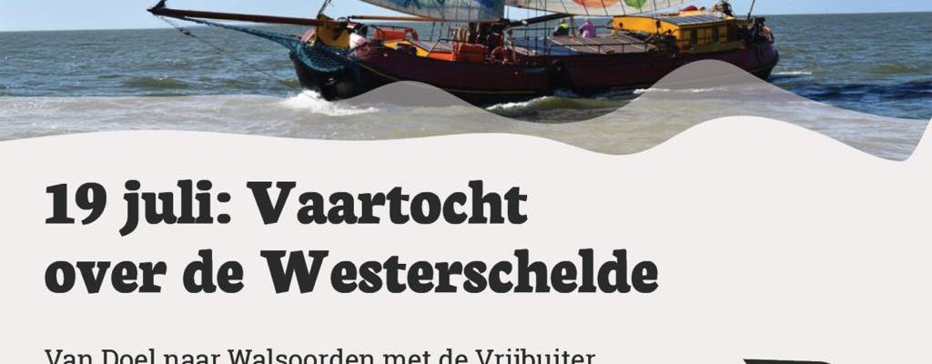 Vaartocht over de Westerschelde - jongerenactiviteit Grenspark Groot Saeftinghe