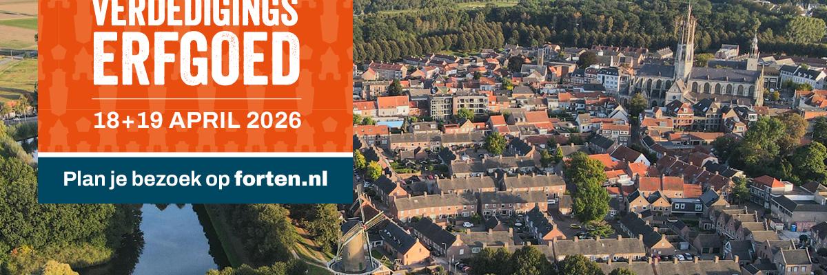 18 + 19 april: Weekend van het Verdedigingserfgoed 2026