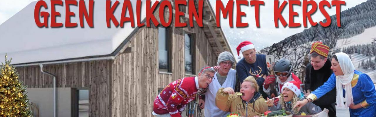 Toneelvereniging ClingClaer! speelt 'GEEN KALKOEN MET KERST'.
