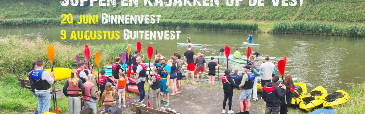 Suppen en Kajakken op de Binnenvest