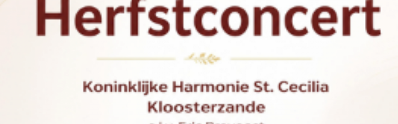 Herfstconcert St. Cecilia Kloosterzande