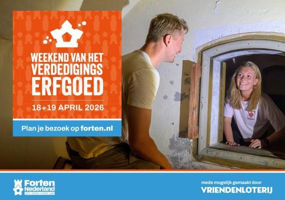 zaterdag 18 april Weekend van het Verdedigingserfgoed 2026