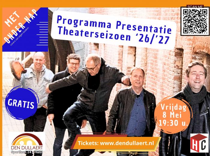 Programma presentatie Theaterseizoen '26/'27 - Onder NAP