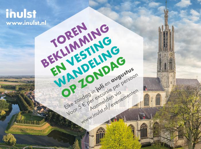 Torenbeklimming en Vestingwandeling op zondag