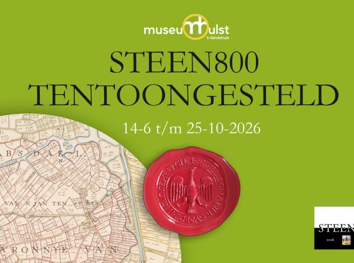 Steen800 tentoongesteld