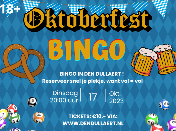 Oktoberfest Bingo Den Dullaert