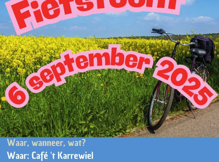 Fietstocht feestcomité Vogelwaarde 2025