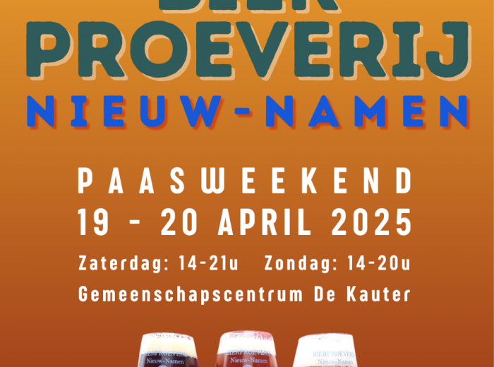 7e Bier proeverij Nieuw Namen 19 en 20 april 2025