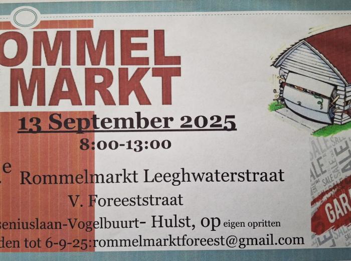 ROMMELMARKT/GARAGESALE  Hulst