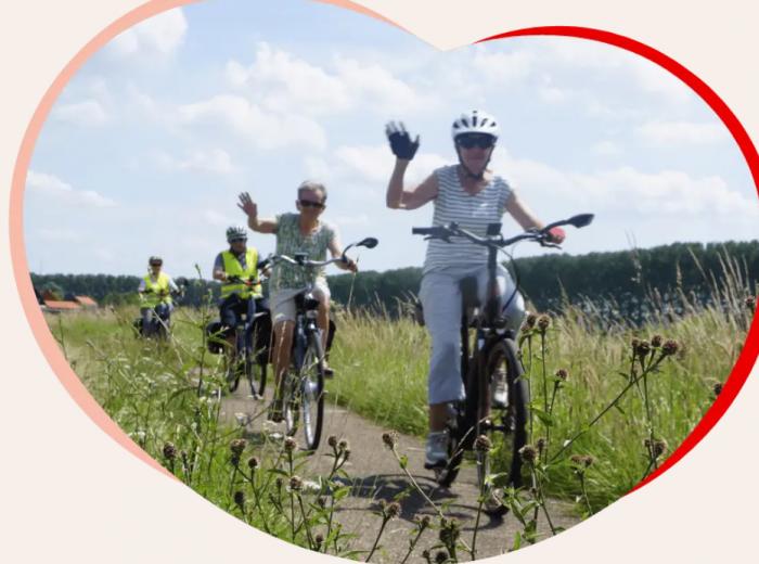 Route 55 de zomerse fietstocht
