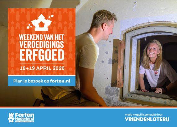 zaterdag 18 april Weekend van het Verdedigingserfgoed 2026